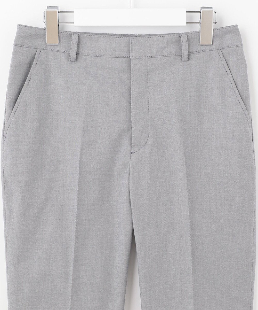 J.PRESS LADIES 【洗える・撥水・防汚】コットンFITTYシャーク テーパード パンツ 