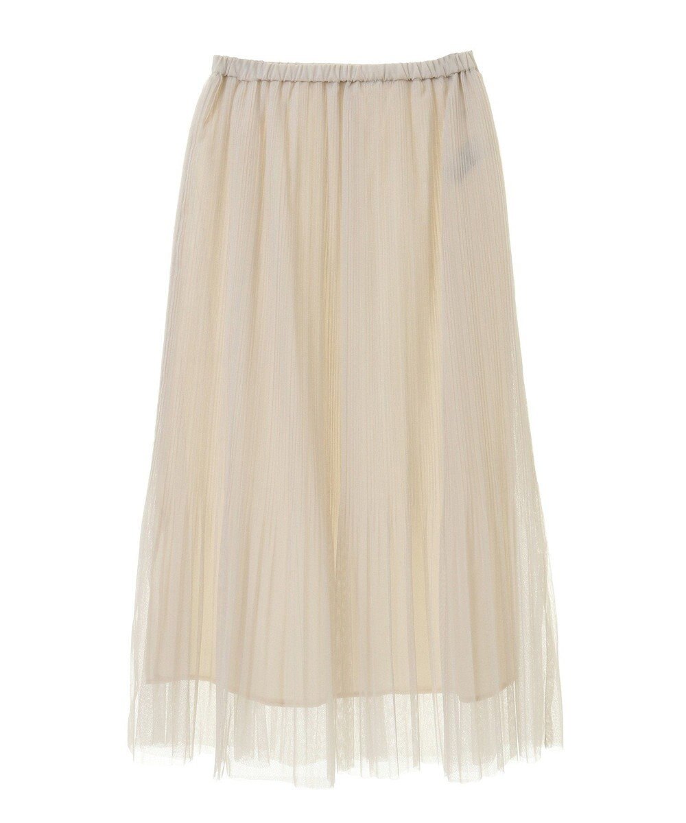 Green Parks ラメチュールプリーツスカート 