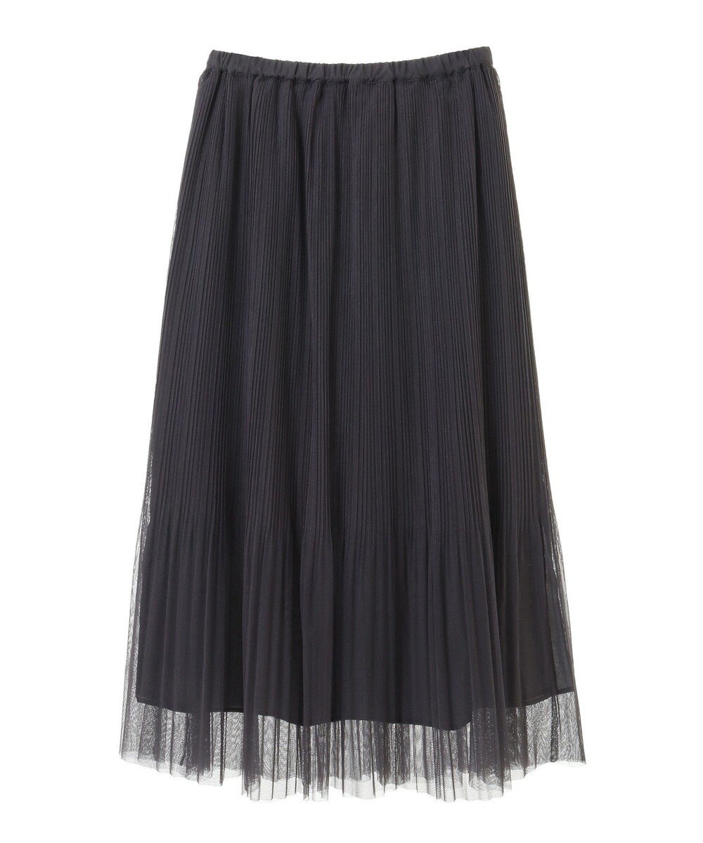 Green Parks ラメチュールプリーツスカート 