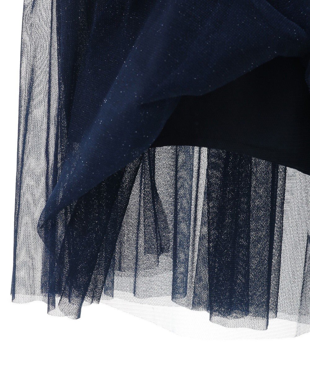 Green Parks ラメチュールプリーツスカート 