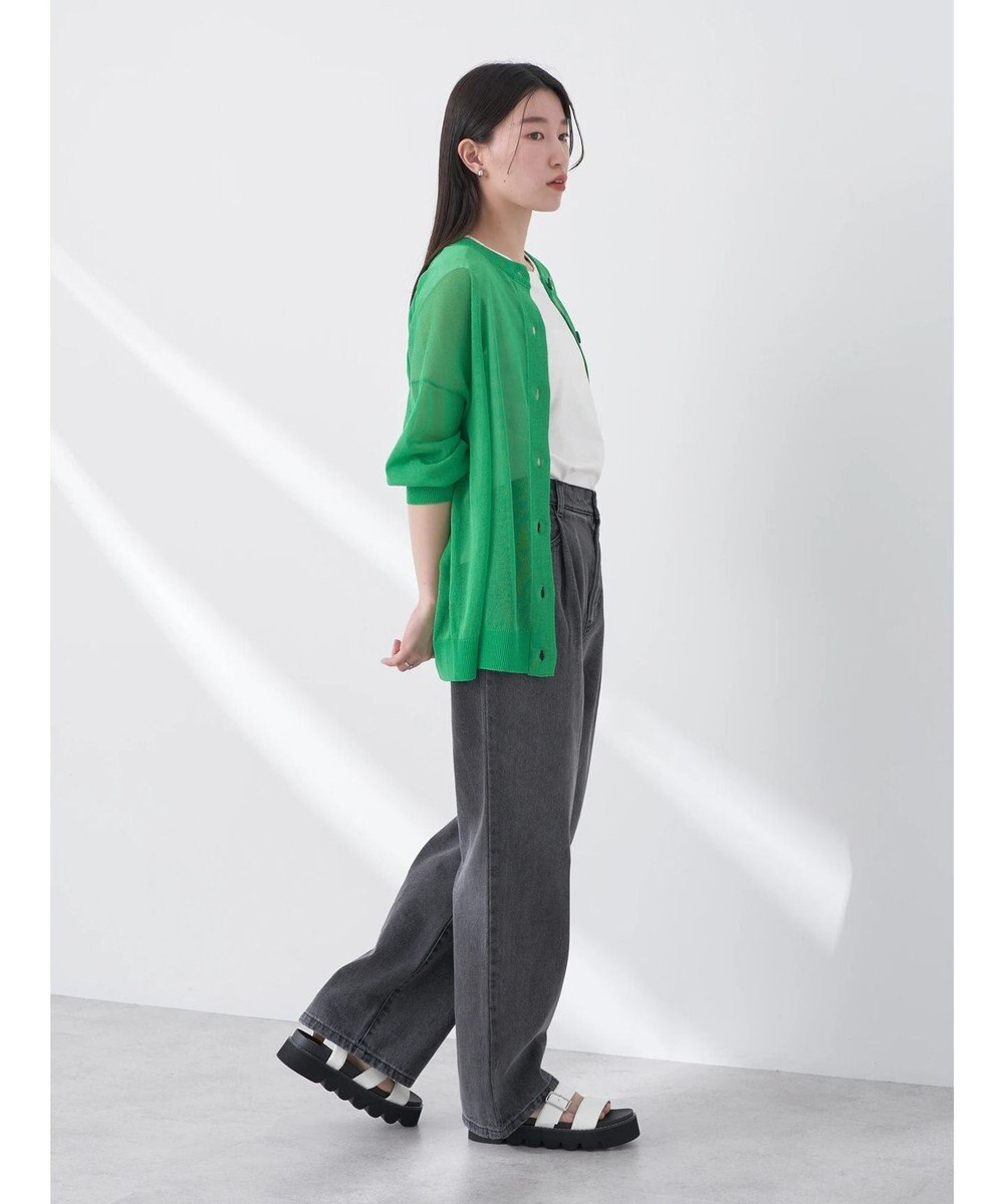 earth music&ecology シアーニットカーディガン 