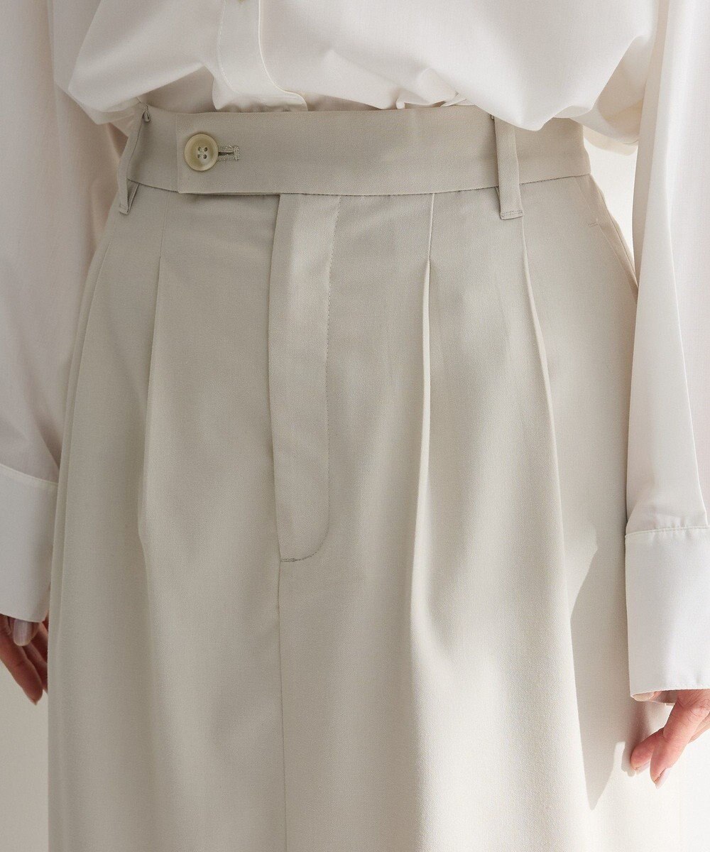 Green Parks イージーケアタック入りスカート 