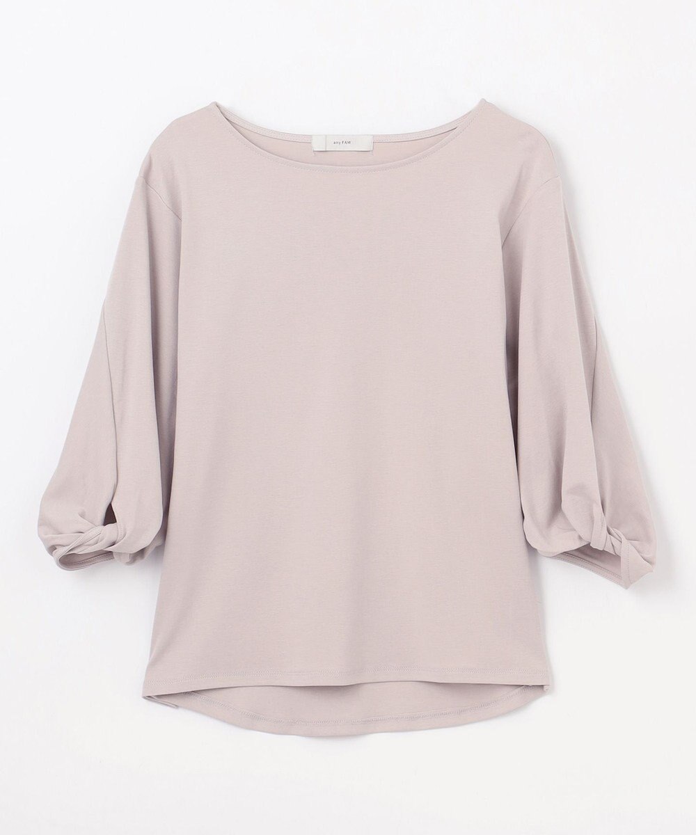 ANY 【WEB限定】シルケットスムース ツイストリーブプルオーバー 