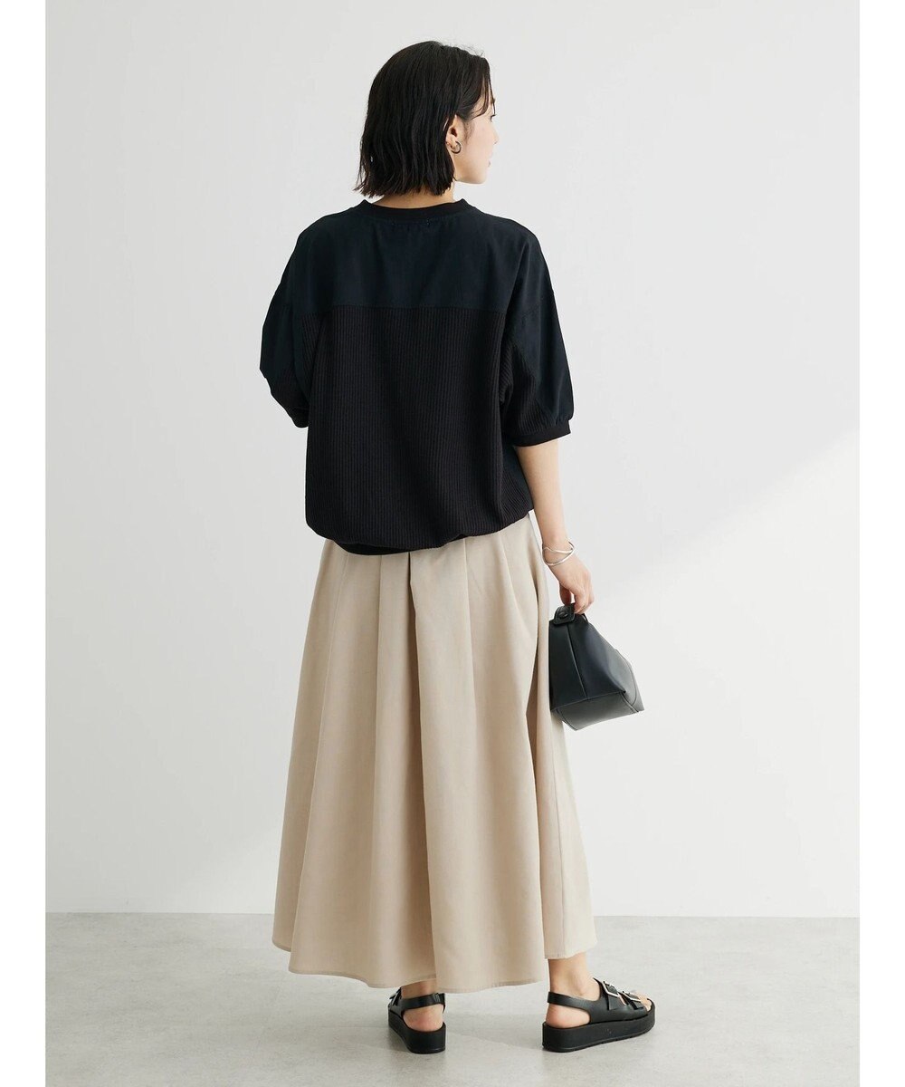 Green Parks 綿麻混フレアスカート 