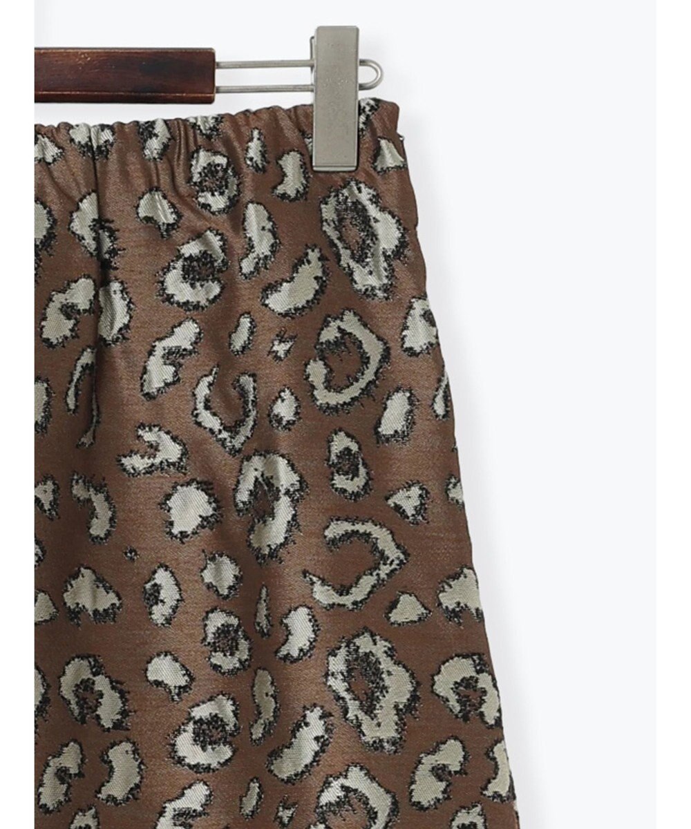 Te chichi レオパードジャガードナロースカート 