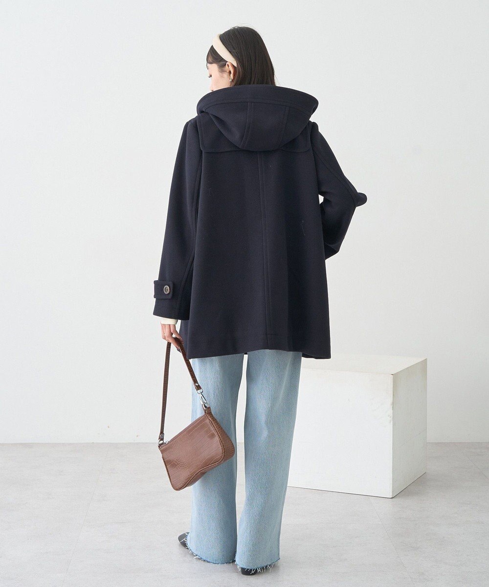 earth music&ecology 【セルフカット可】ワイドデニムパンツ 