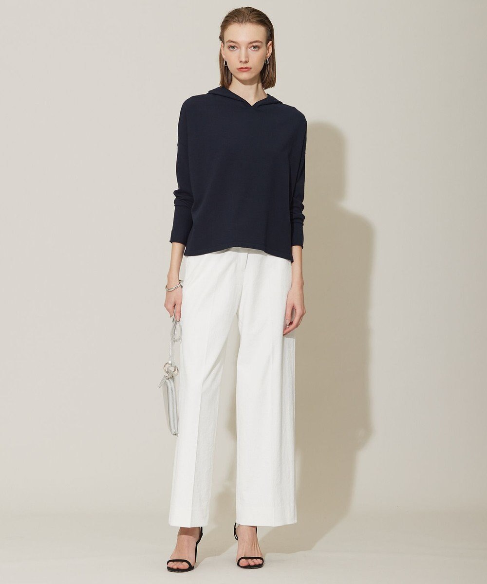 ICB 【洗える】 ヴィスコースワイド デザインニットプルオーバー 