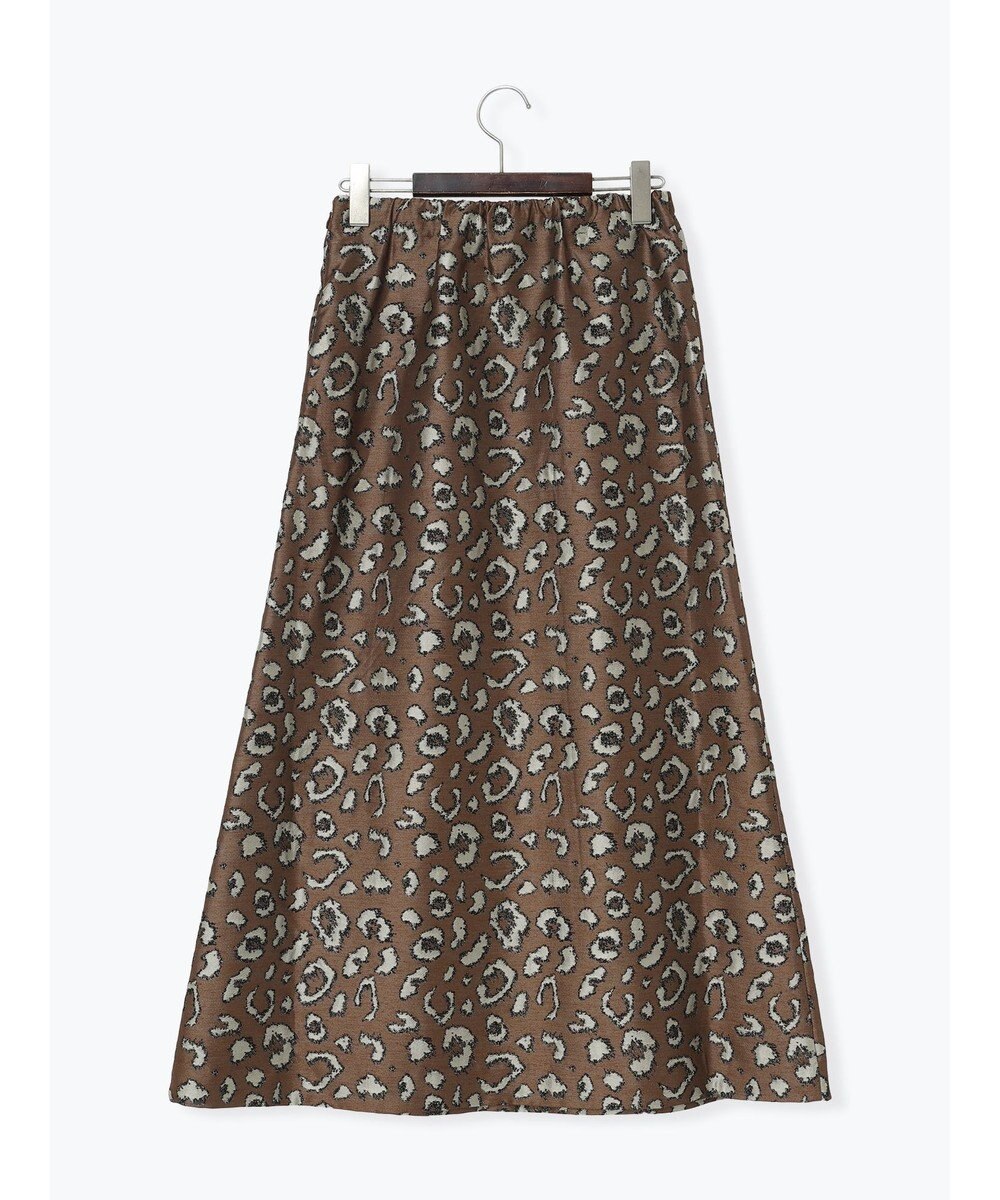 Te chichi レオパードジャガードナロースカート 