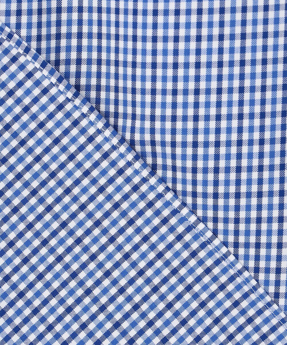 J.PRESS MEN 【PREMIUM PLEATS / 形態安定】ピンオックス カラーミックスギンガム / B.D. 