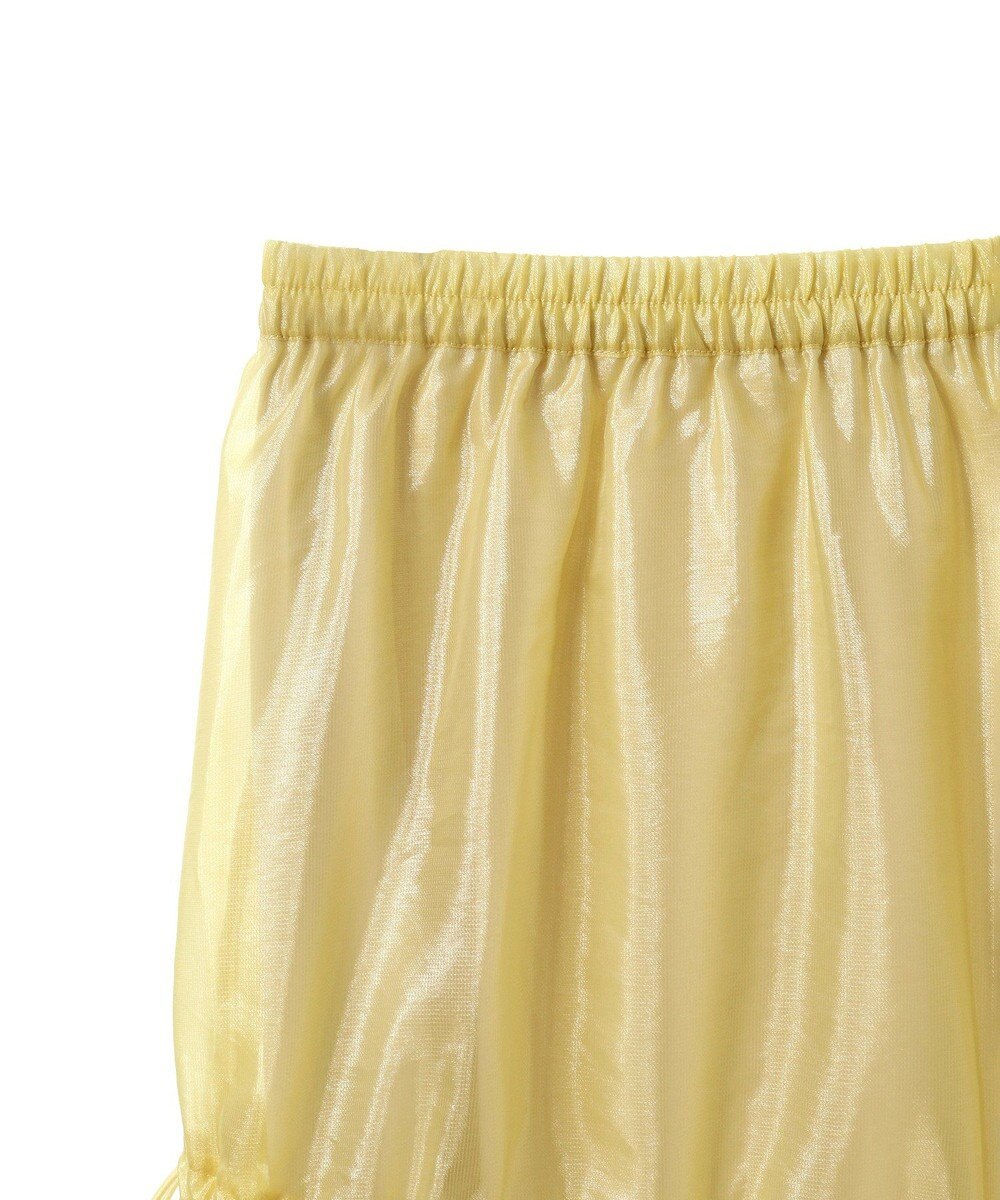 Green Parks シアーシャイニードロストティアードスカート 