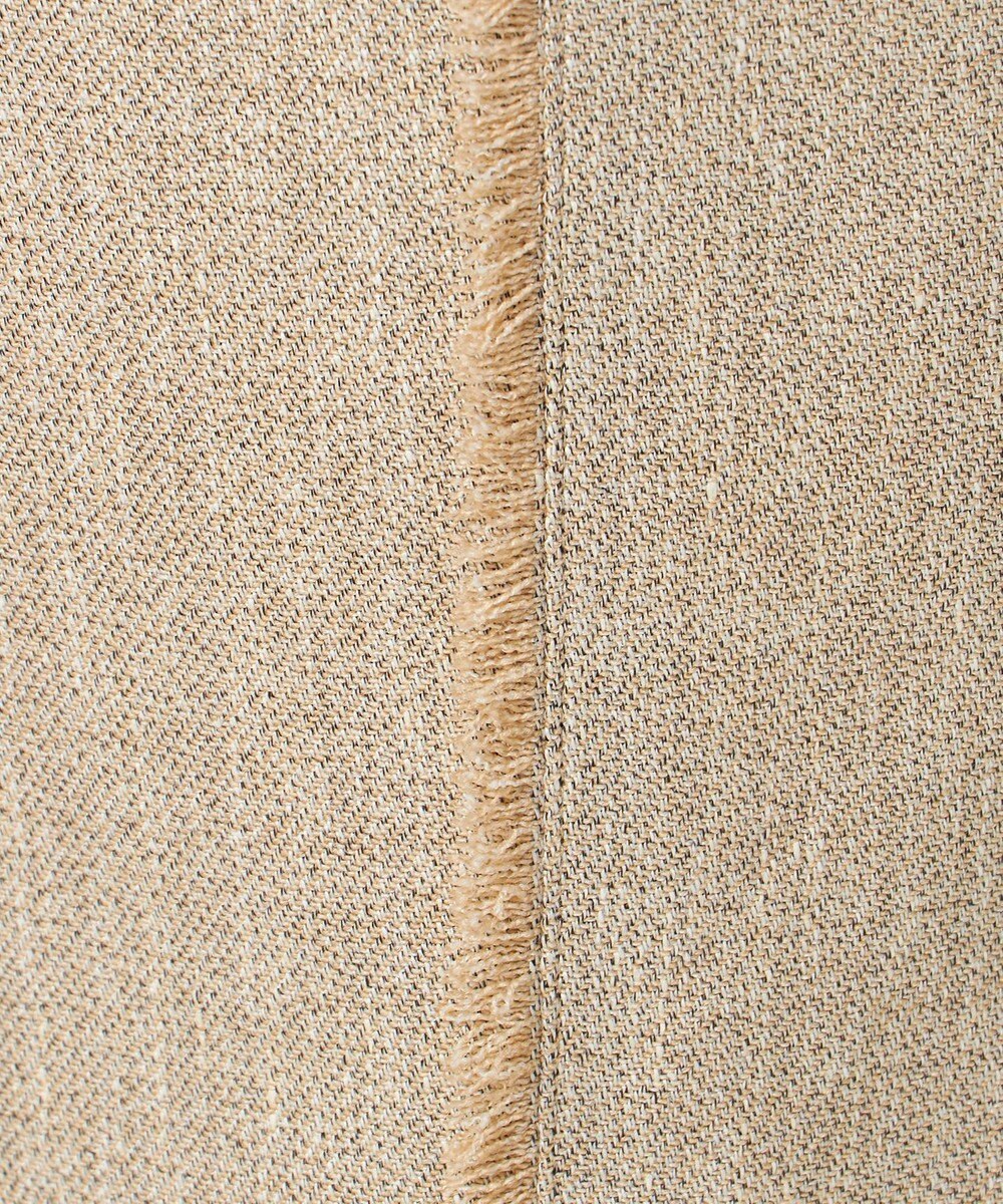 23区 【GOLD LABEL】リネンツイル サイドフリンジ オールインワン 