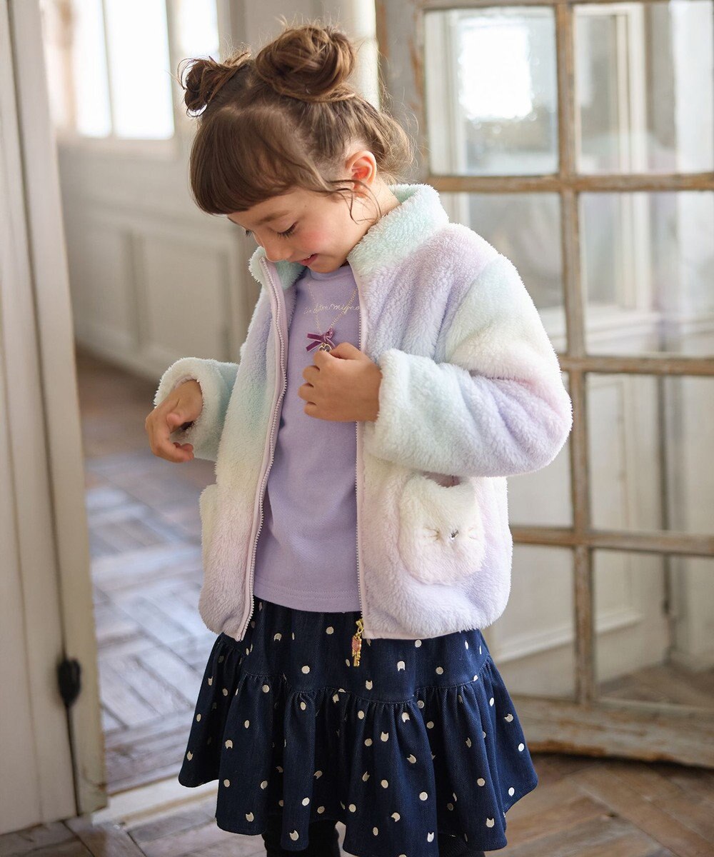 ANY KIDS 【ドッキング可能】ネコボアブルゾン 