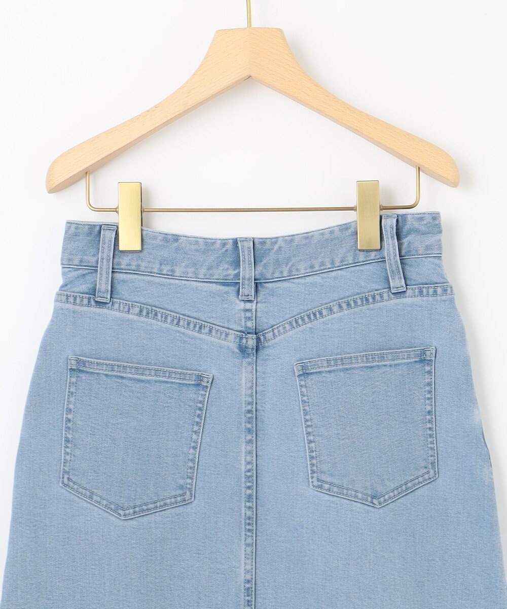 組曲 ミッドデニムタイト スカート 