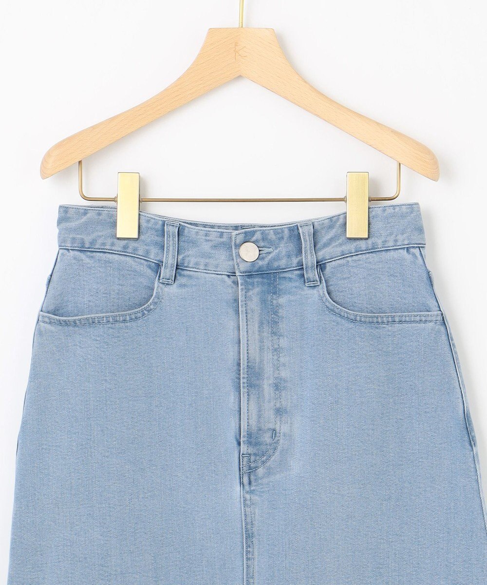 組曲 ミッドデニムタイト スカート 