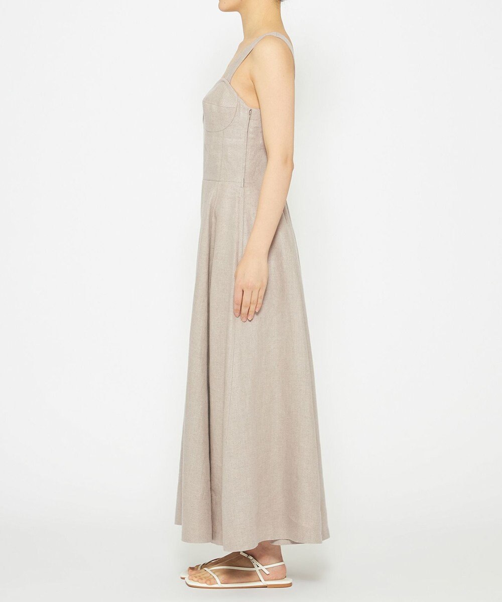 uncrave ヘリンボーン リネン ワンピース（uncrave WHITE） 