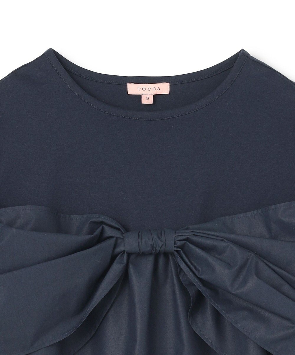 TOCCA 【洗える】PRESENT RIBBON Tシャツ 