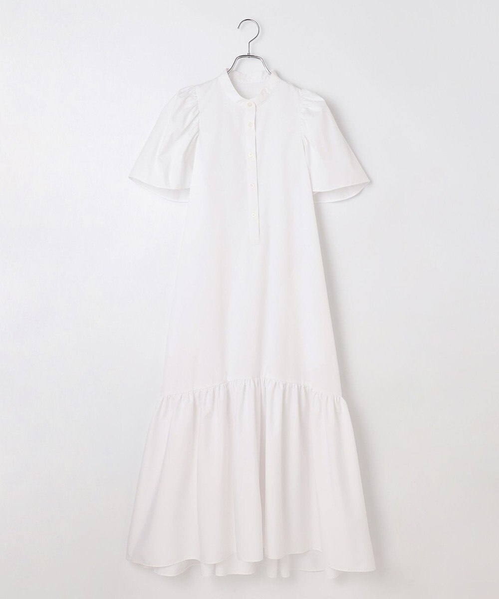 #Newans フレアヘムシャツワンピース 