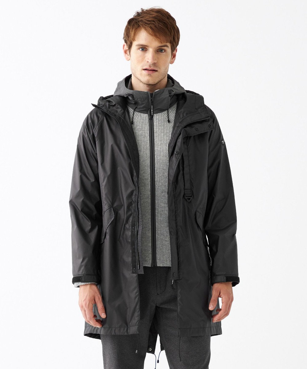JOSEPH ABBOUD MOUNTAIN 【UNISEX】リサイクルナイロンリップ コート 