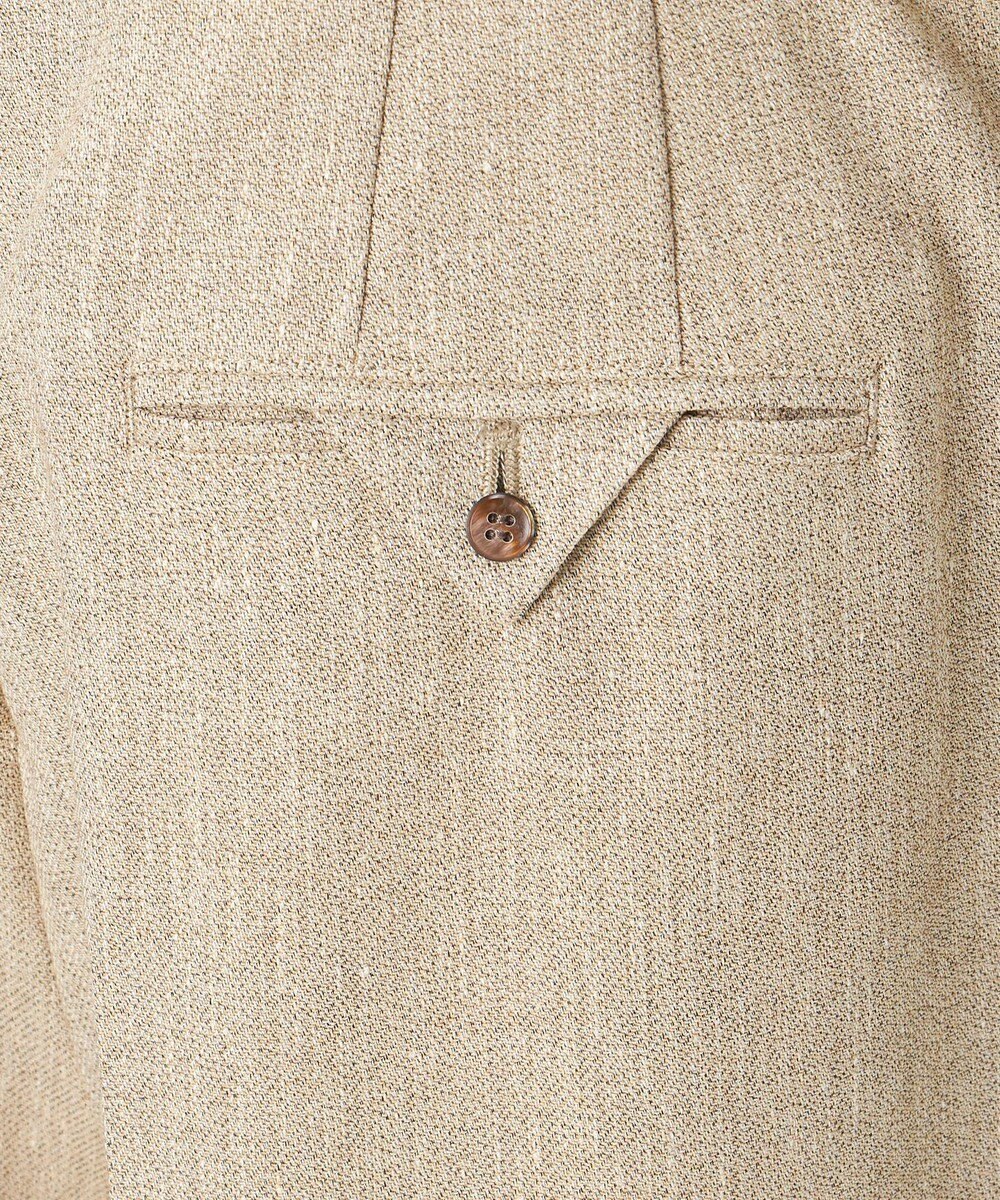 23区 【GOLD LABEL】リネンツイル サイドフリンジ オールインワン 