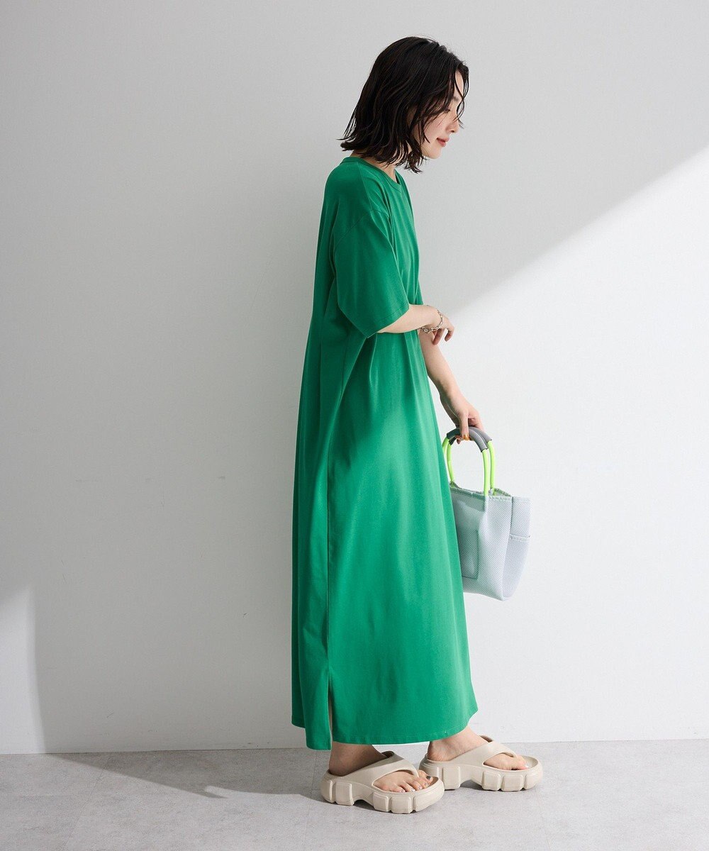 Green Parks 半袖タックカットワンピース 