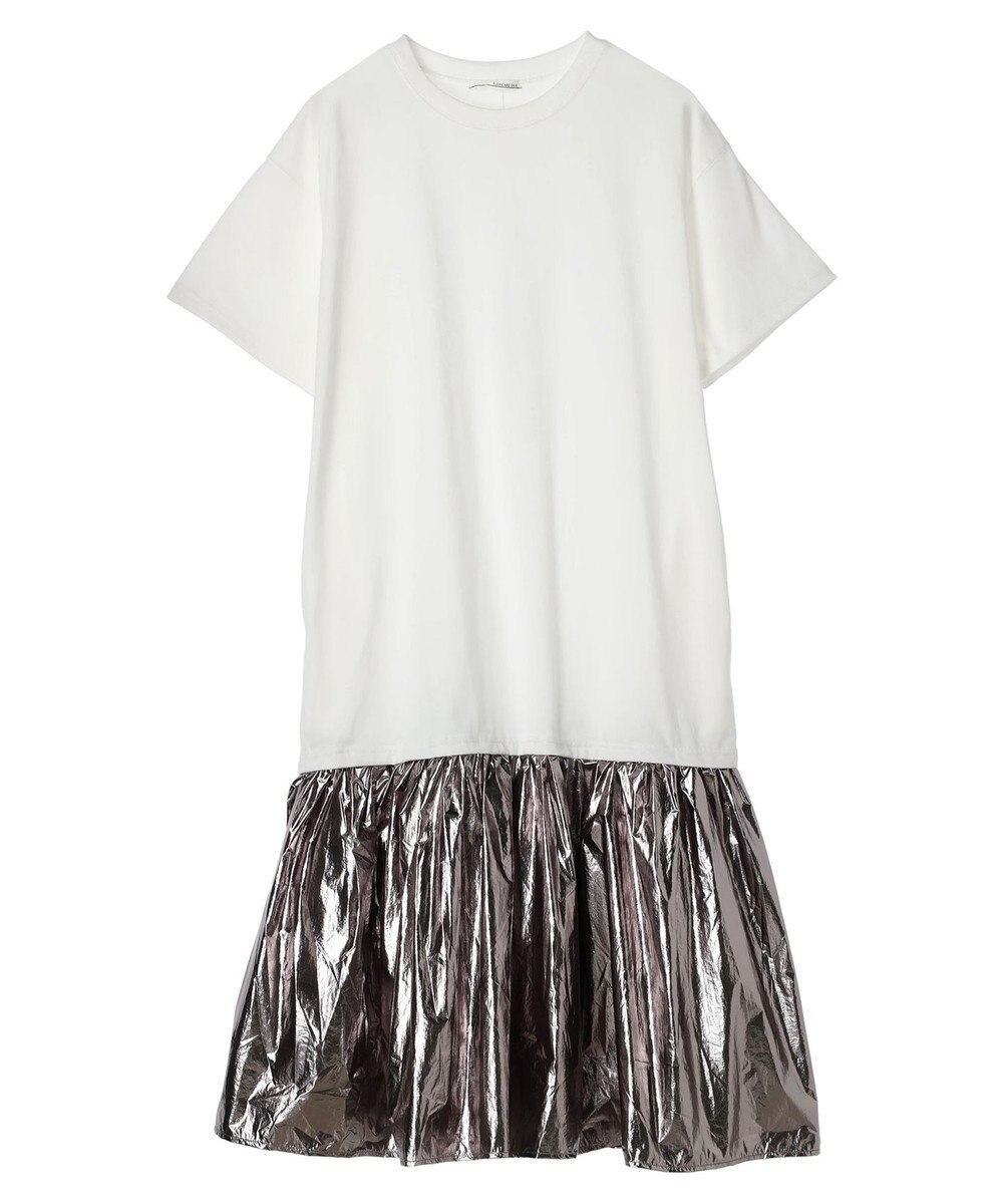 Green Parks ・ＥＬＥＮＣＡＲＥ　ＤＵＥ　メタリック切替ＴＥＥワンピ 
