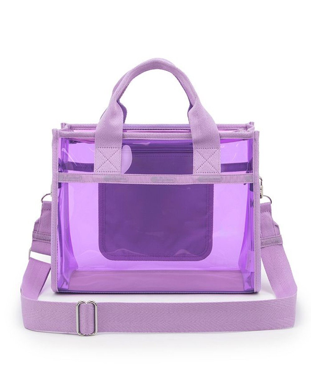 LeSportsac CLEAR MEDIUM TH TOTE/クリアライラック 