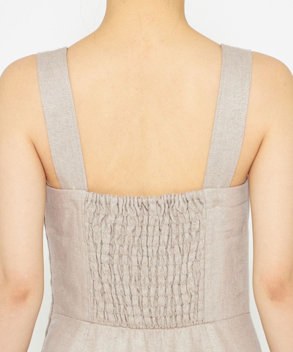 uncrave ヘリンボーン リネン ワンピース（uncrave WHITE） 