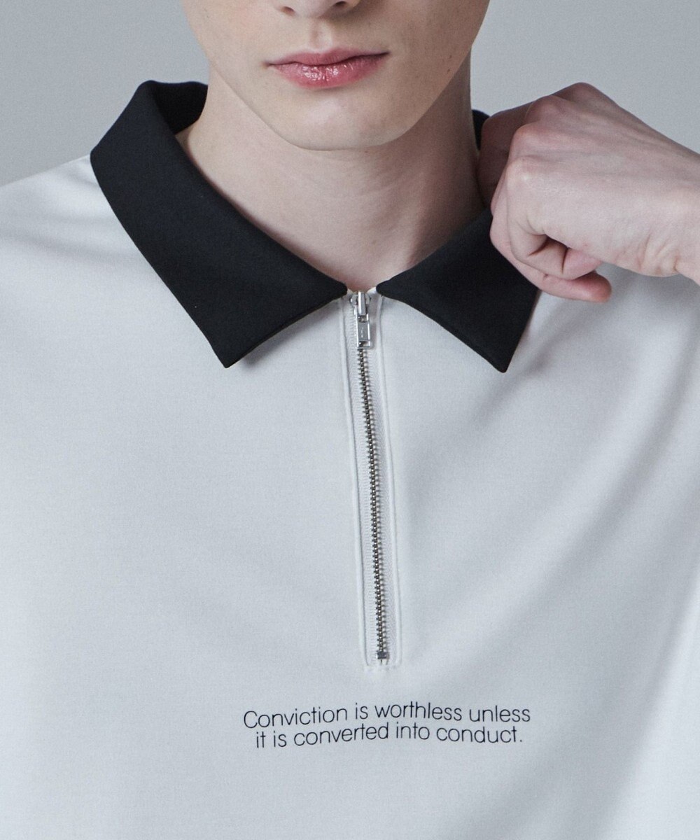 WEGO ドルマンポンチハーフジップT（S） 