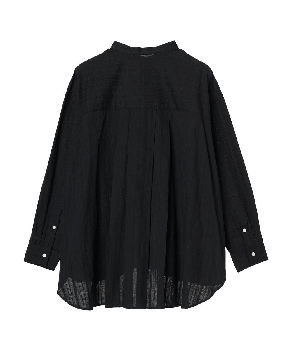 Green Parks カラミバンドカラーシャツ 