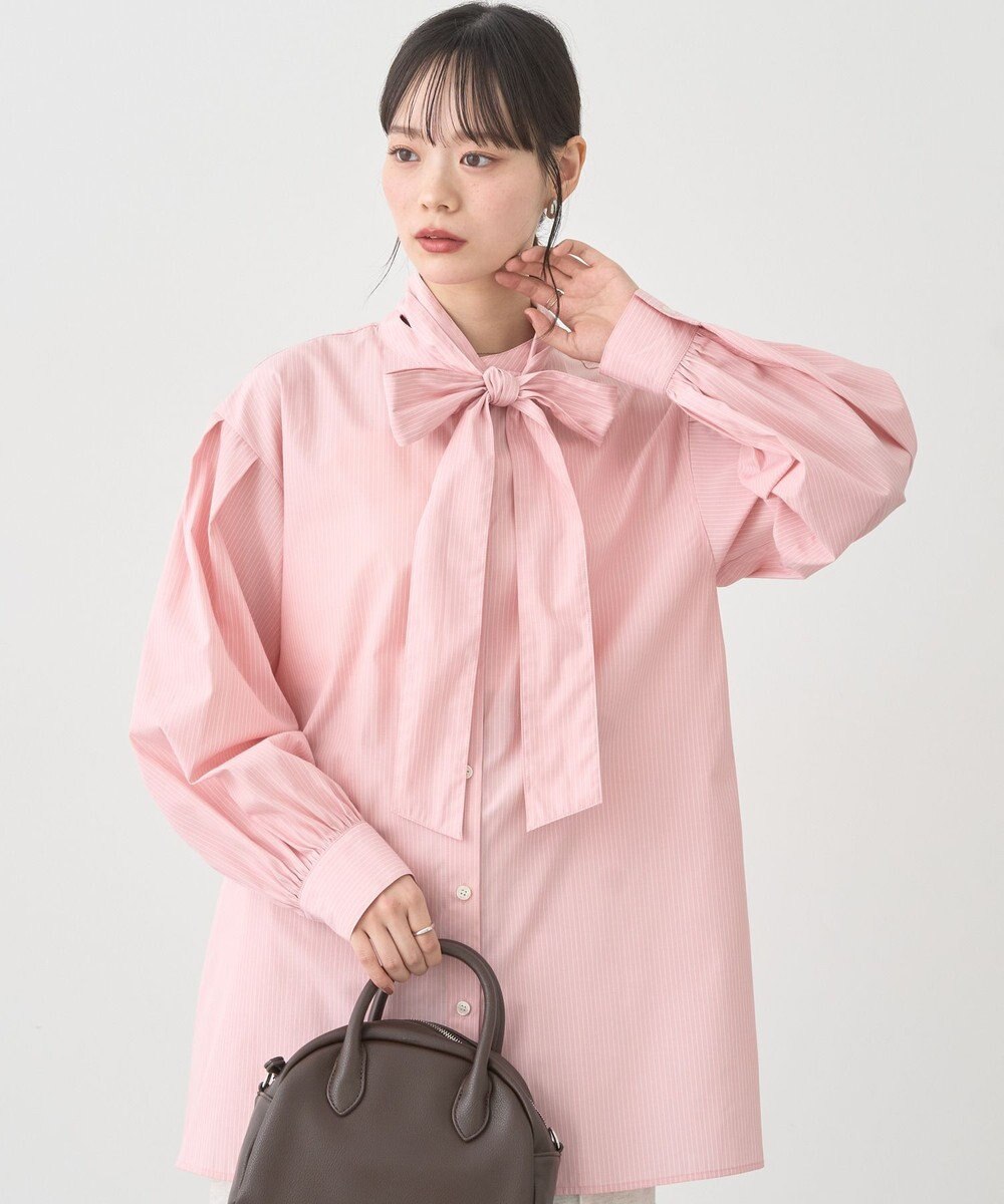 earth music&ecology 2wayボウタイブラウス 