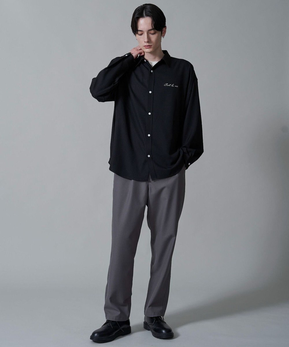 WEGO アムンゼンワンポイントBIGシャツ（LS） 