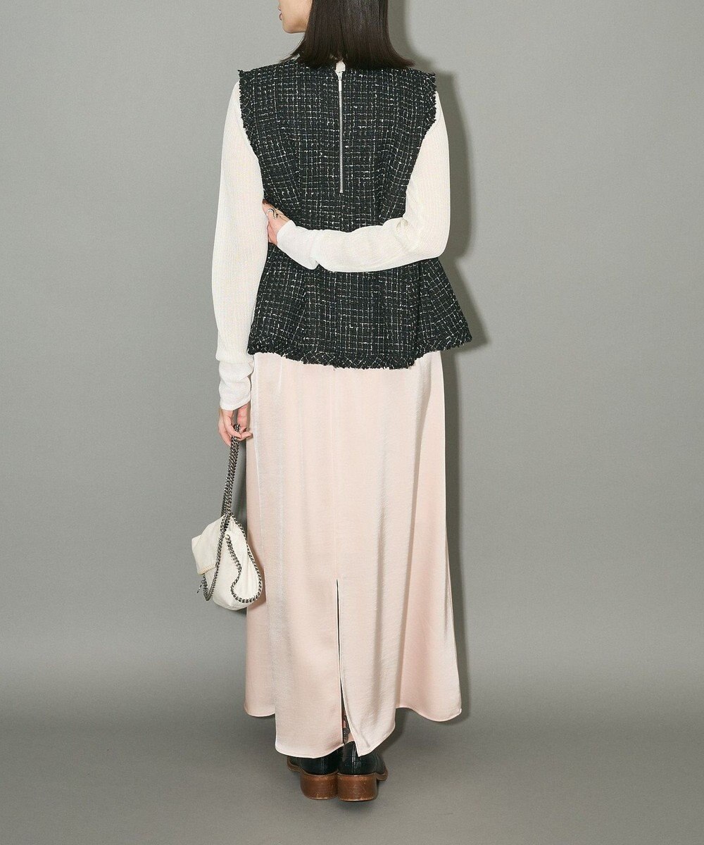 Green Parks ツイードペプラムベスト 