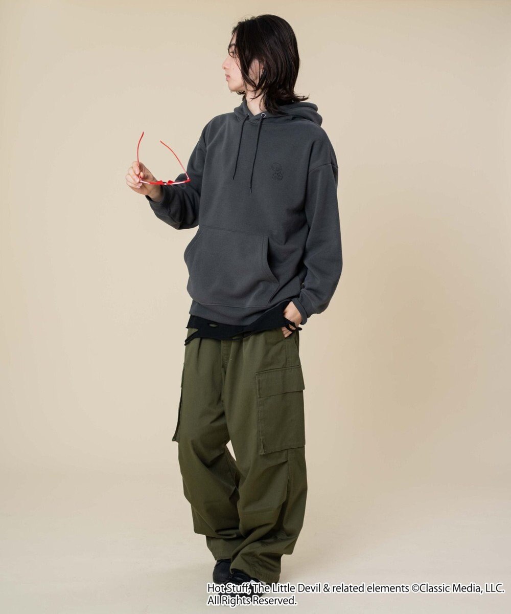 WEGO 【ユニセックス着用ITEM/裏起毛】HOTSTUFFグラフィックプルオーバー 