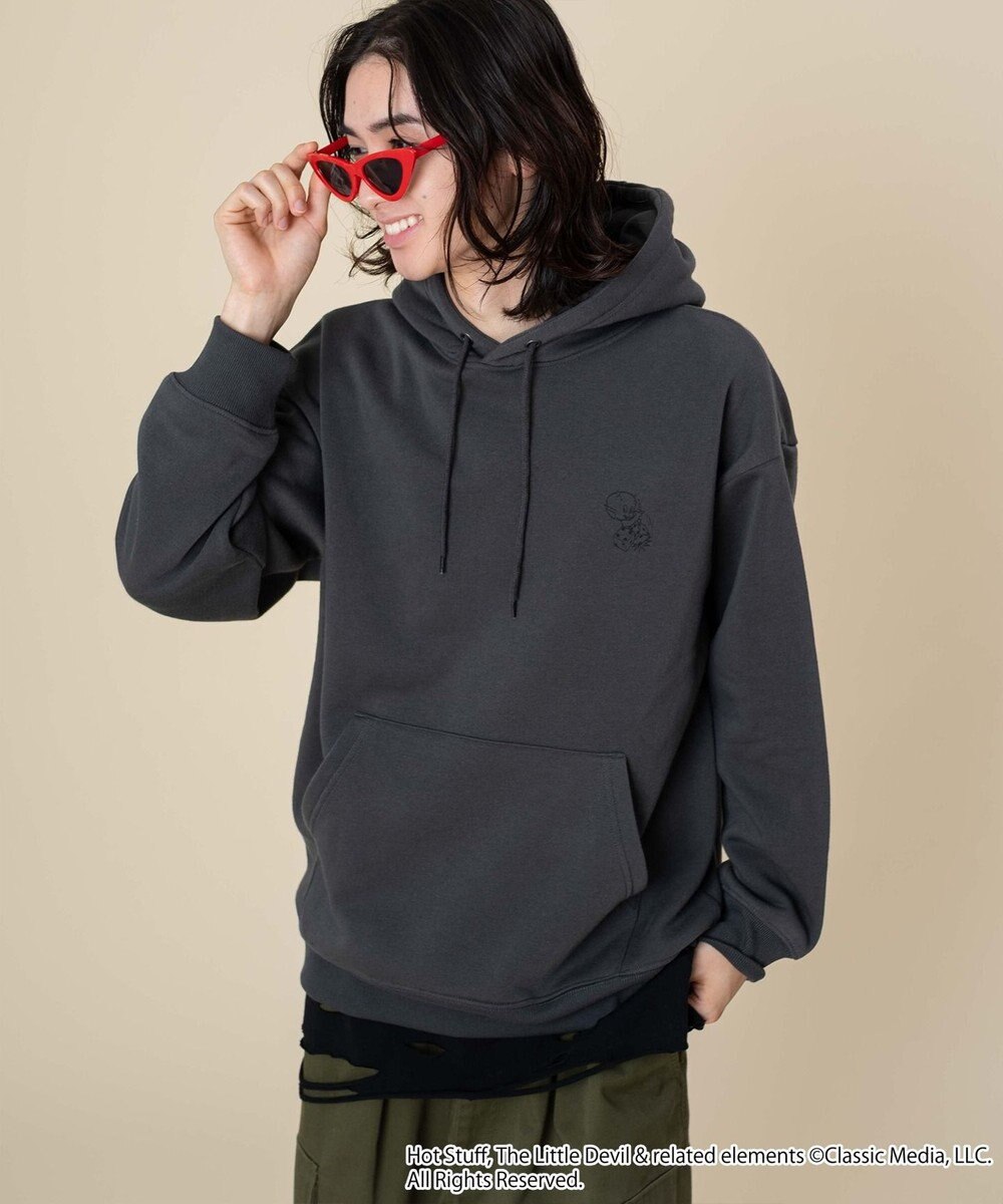 WEGO 【ユニセックス着用ITEM/裏起毛】HOTSTUFFグラフィックプルオーバー 