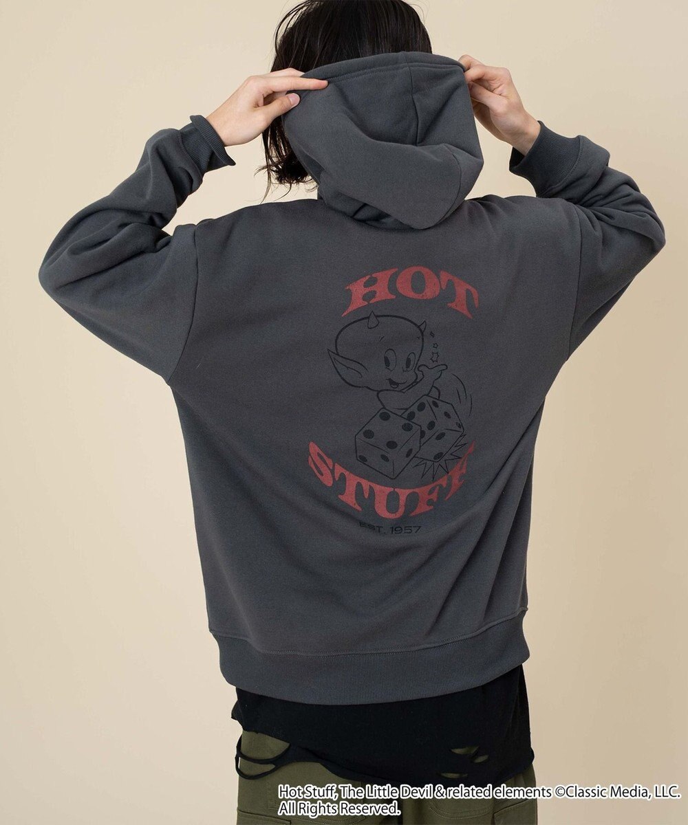 WEGO 【ユニセックス着用ITEM/裏起毛】HOTSTUFFグラフィックプルオーバー 