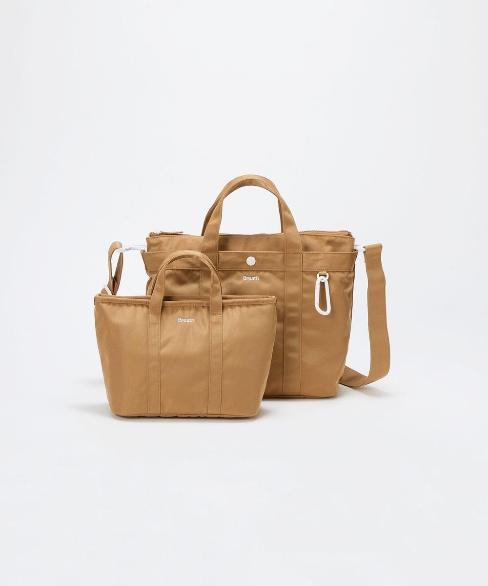 TOPKAPI 【Breath TOPKAPI】CHILLGO 保冷バッグ付き ショルダー付き ナイロン トートバッグ M / 撥水 