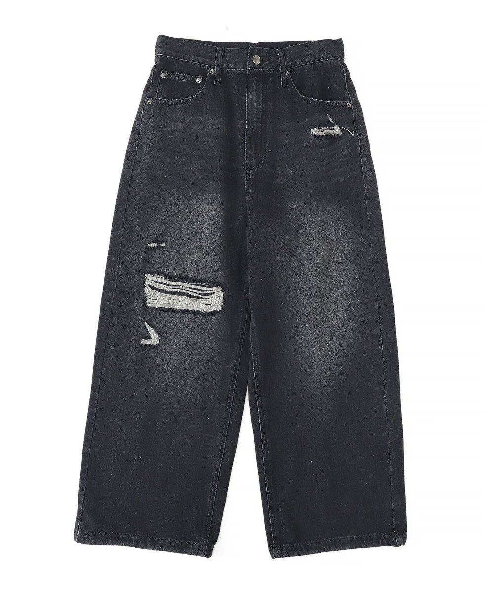 WEGO スーパーバギーダメージデニムパンツ 