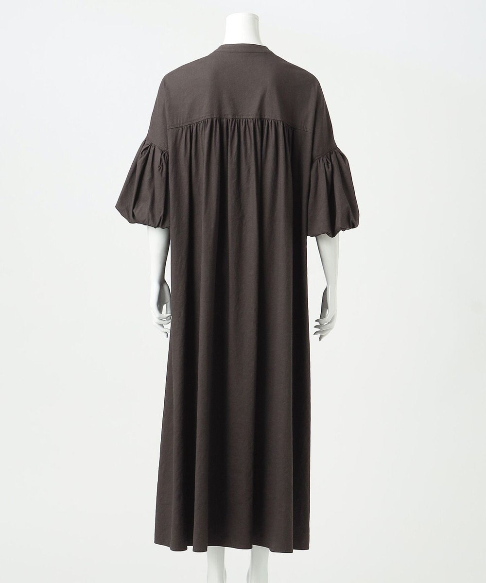 23区 S 【R(アール)】NALYA リネンヴィスストレッチ ボリュームスリーブワンピース 