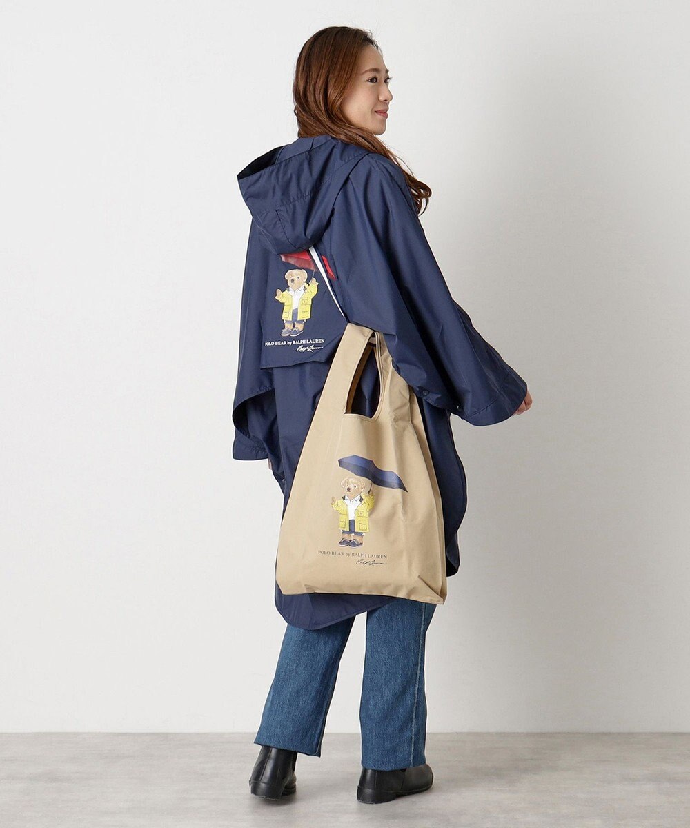 MOONBAT POLO RALPH LAUREN レインポンチョ レインベア 50デニール生地／着丈98cm 収納袋付き 