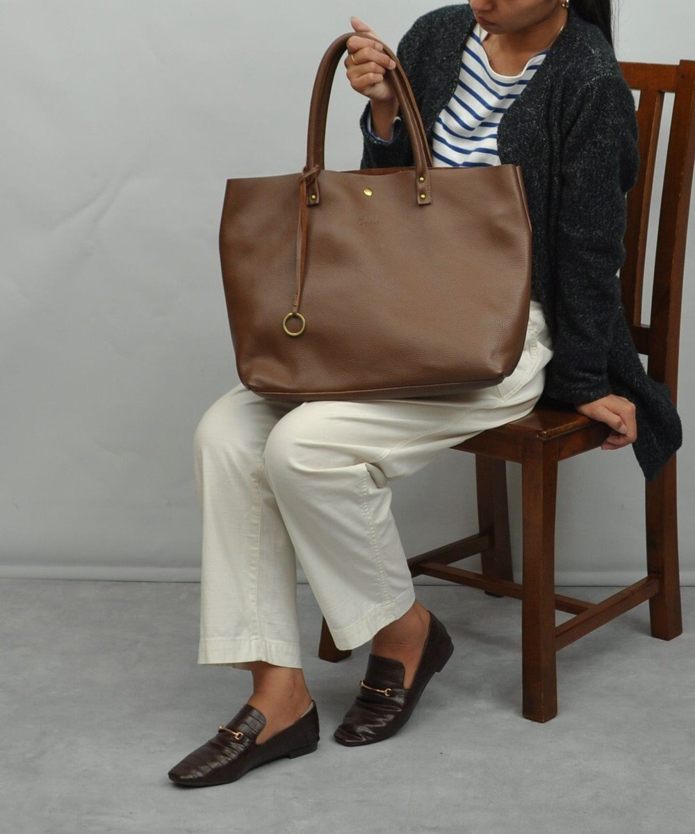 UNBILLION 【テレビ ドラマ着用アイテム】Otias シュリンクレザートートバッグ 