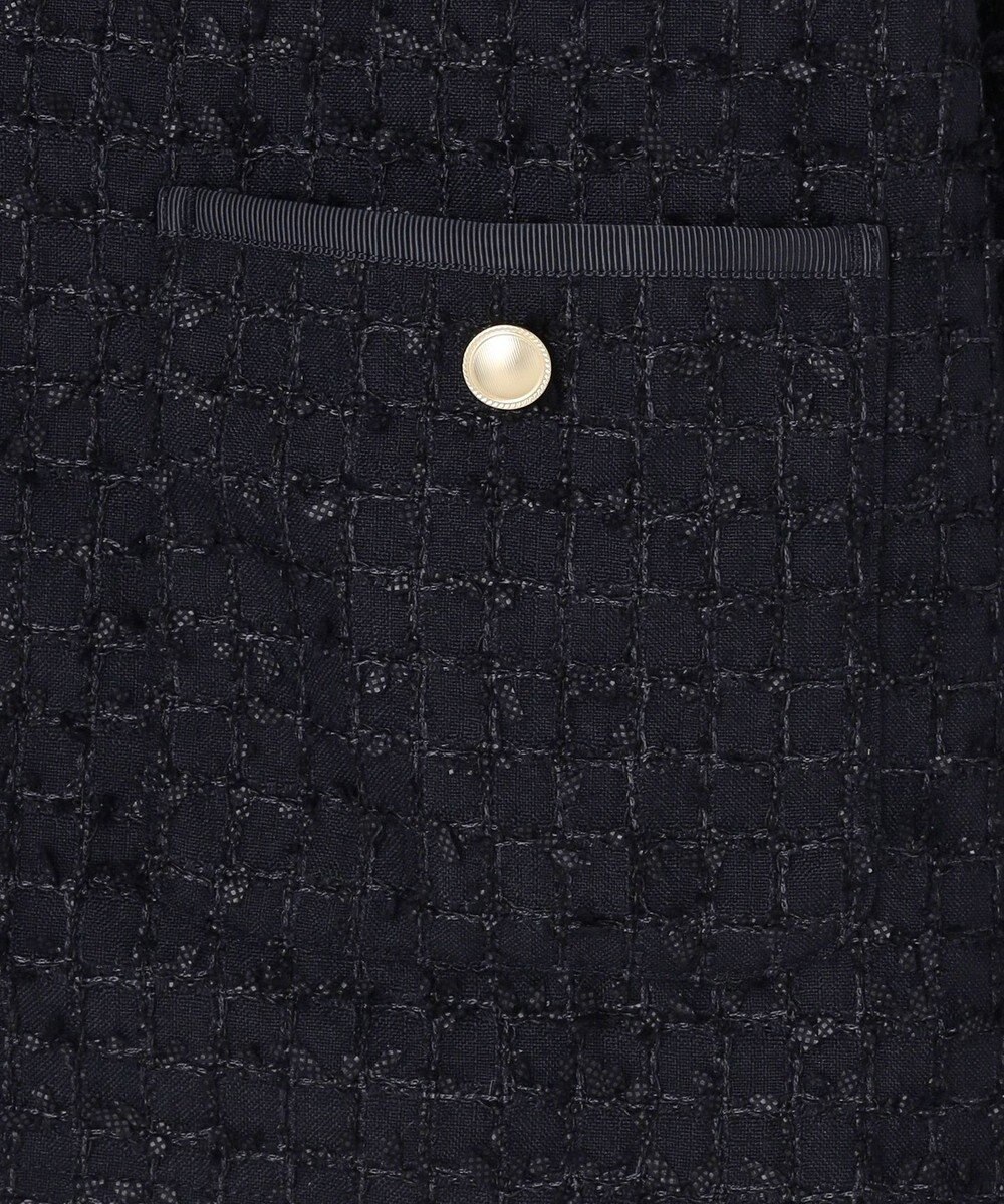 ANY SIS L リボンヤーンライトツイード ジャケット 