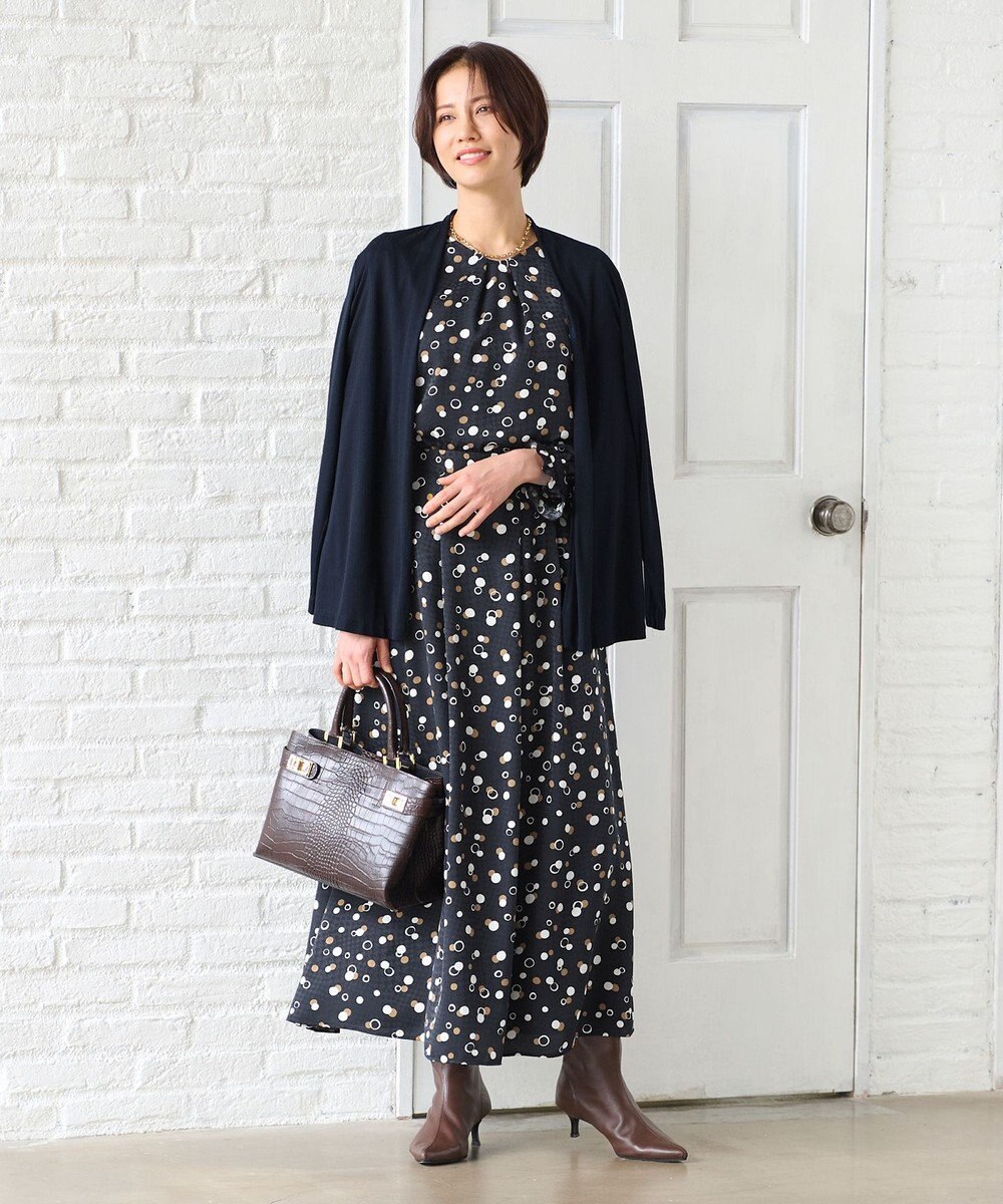 自由区 【好評につき新色追加・接触冷感・UVカット・洗える・XSサイズあり】ハンディカーディガン ミドル丈 