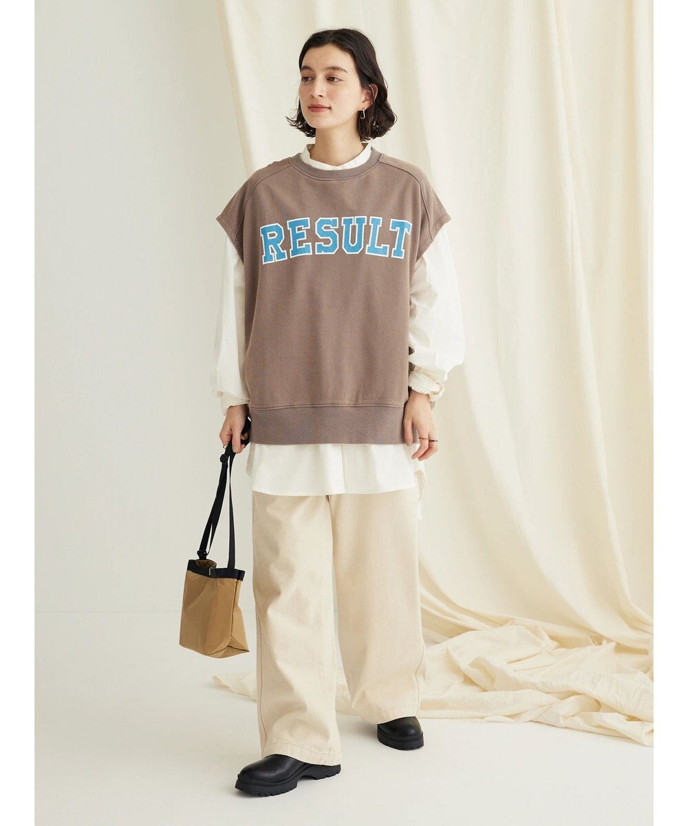 CRAFT STANDARD BOUTIQUE ミニ裏毛　パウダー加工　２ｗａｙクラックＰＴベスト 