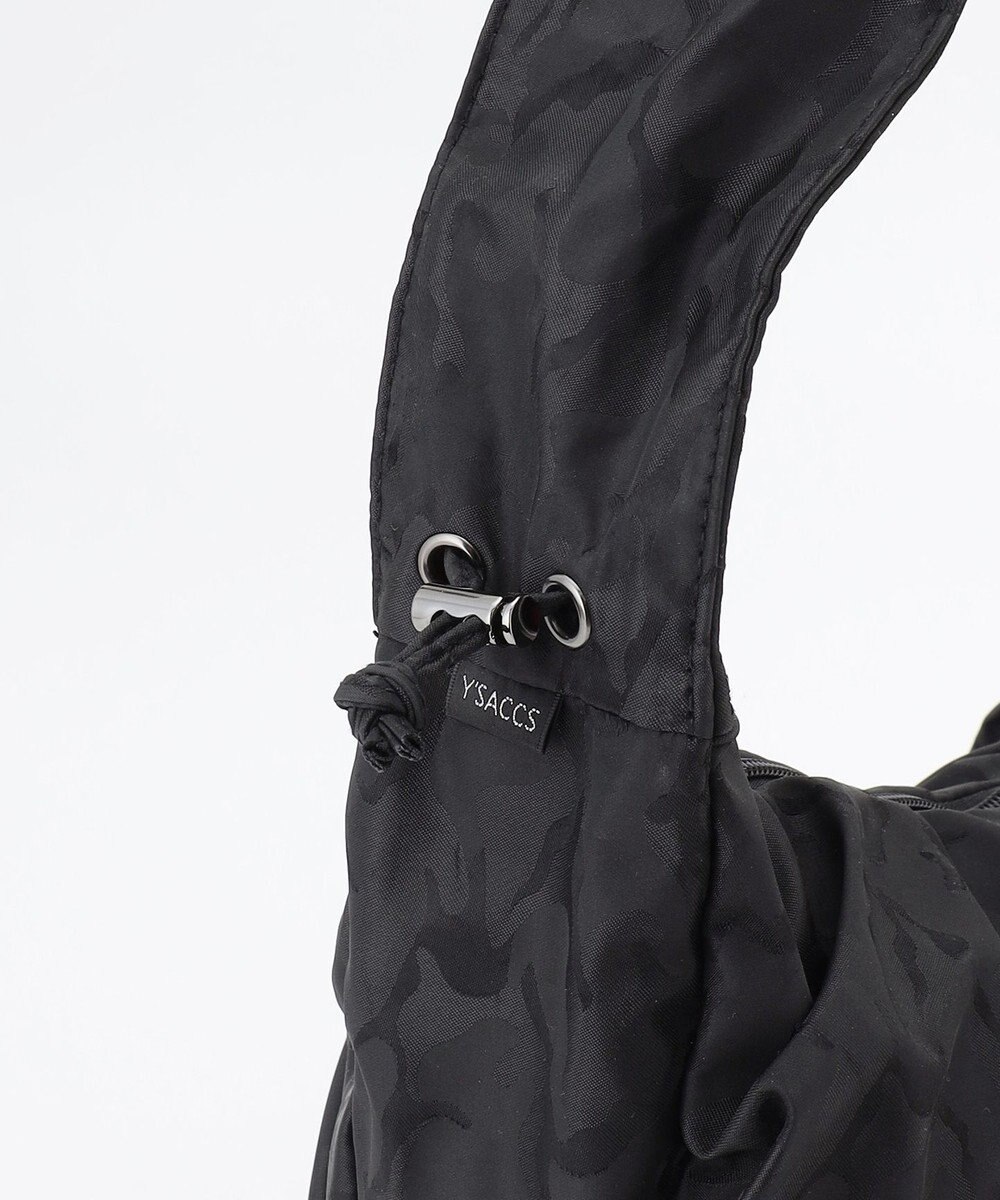 Y'SACCS 迷彩ジャカードシャーリングショルダーバッグ 