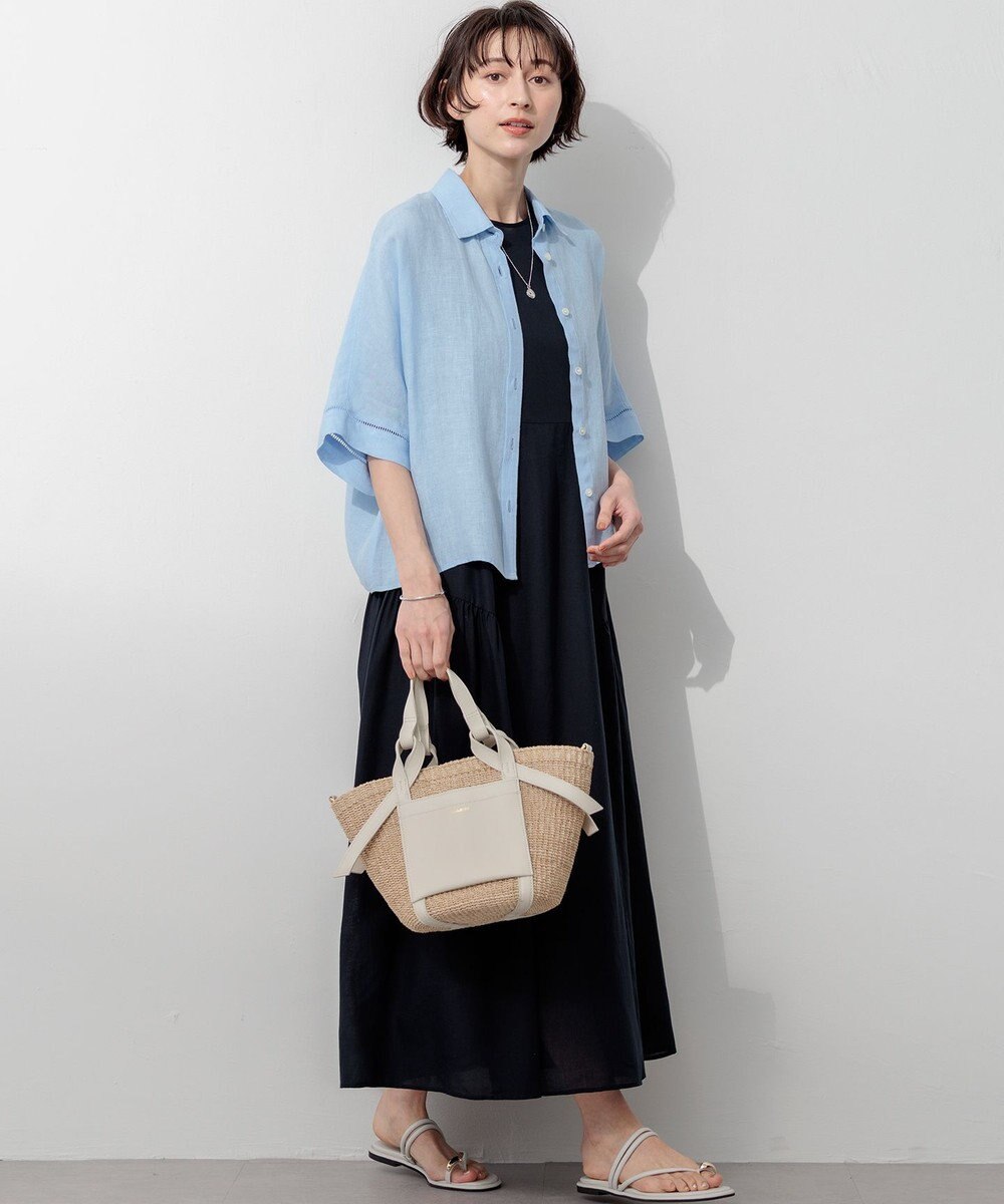 23区 VIOLAd'ORO アバカ 2WAY トートバッグ 