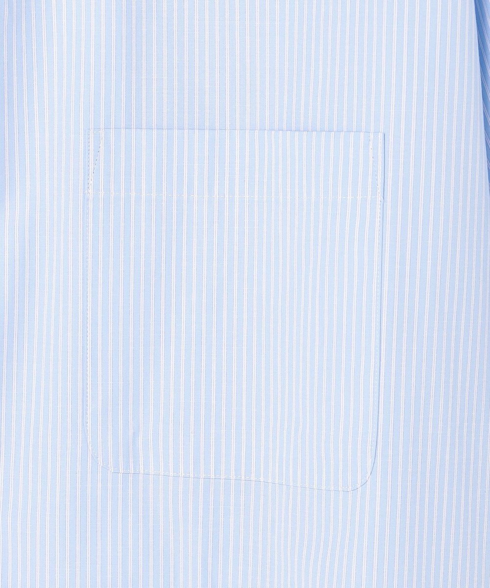 J.PRESS MEN 【J.PRESS ORIGINALS】Broad Stripe Open Half Sleeve Shirt / Baggy-Fit 