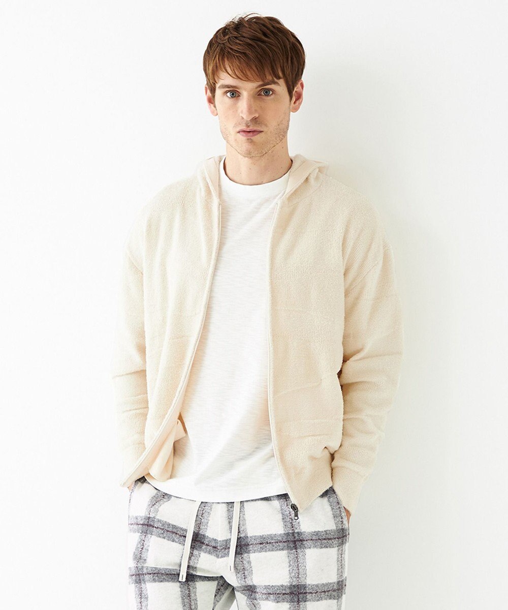 JOSEPH ABBOUD MOUNTAIN 【SPACE／UNISEX】ベアフリースカモフラージュ パーカー 