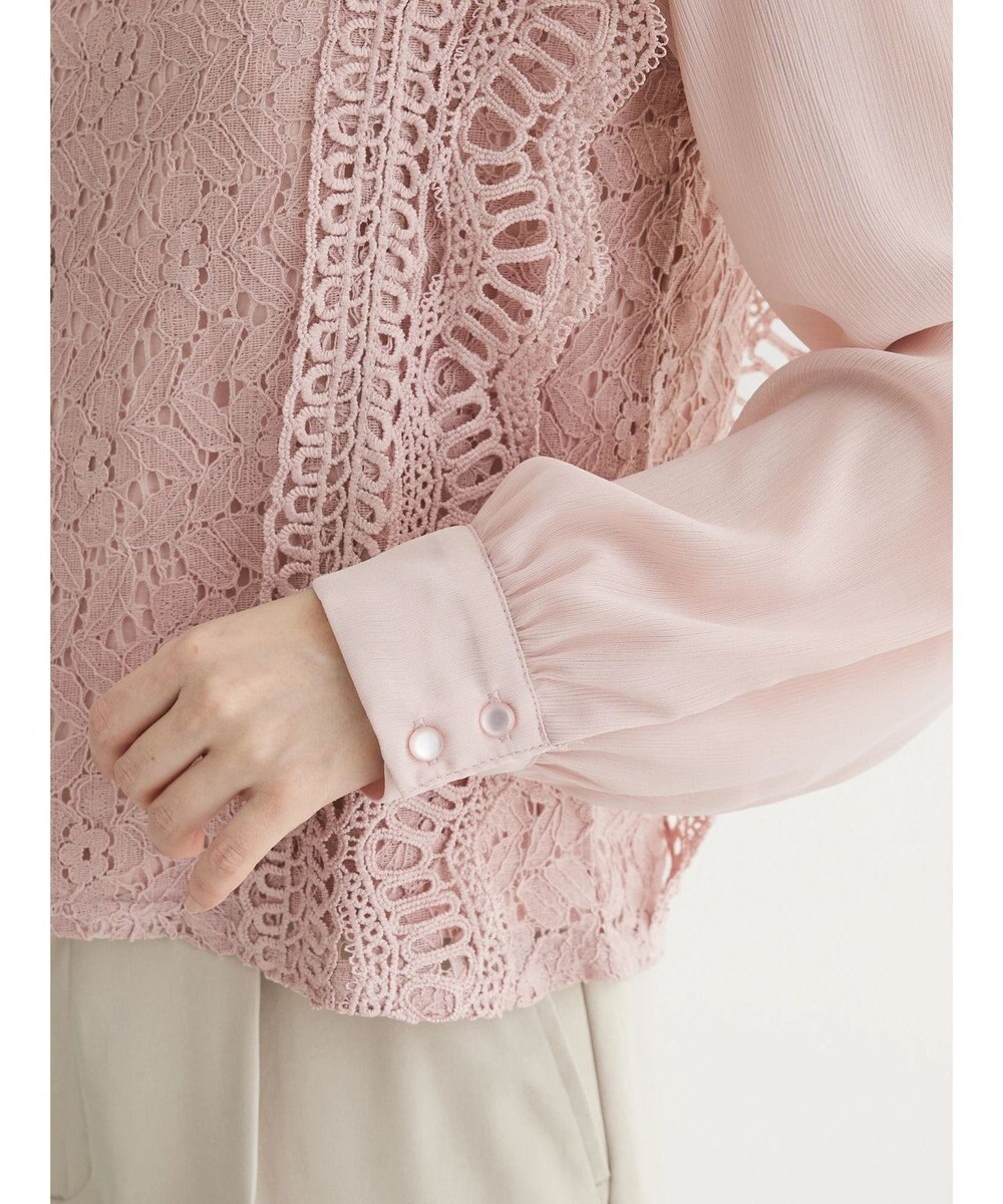 Green Parks ・Ｐｅｔｉｔ　Ｆｌｅｕｒ　イロイロレースブラウス 