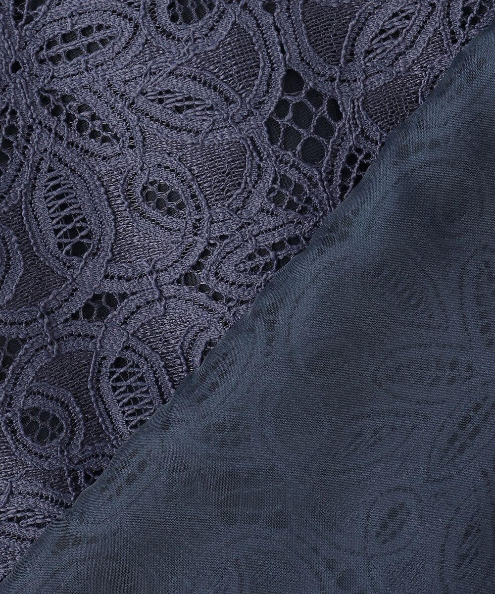 自由区 【カタログ掲載・洗える】フラワータイルレース ブラウス 