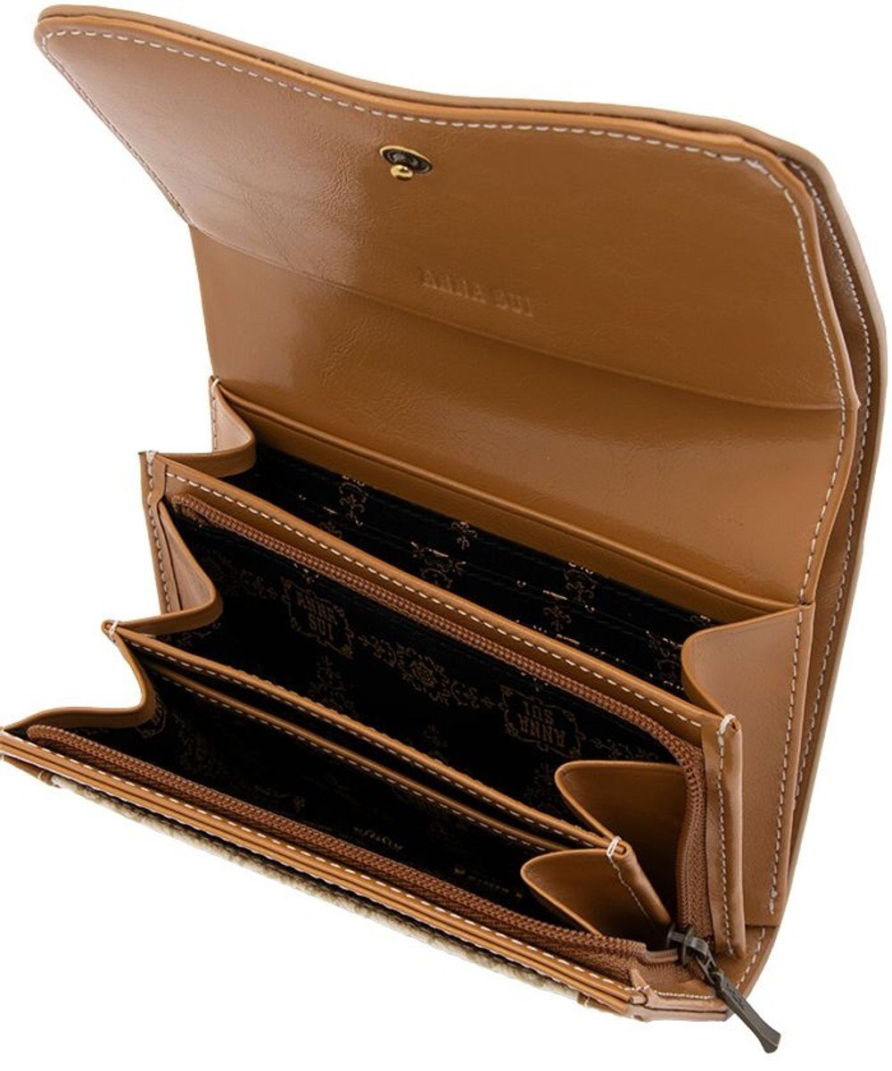 ANNA SUI リーブル 内Lファスナー二つ折り財布 